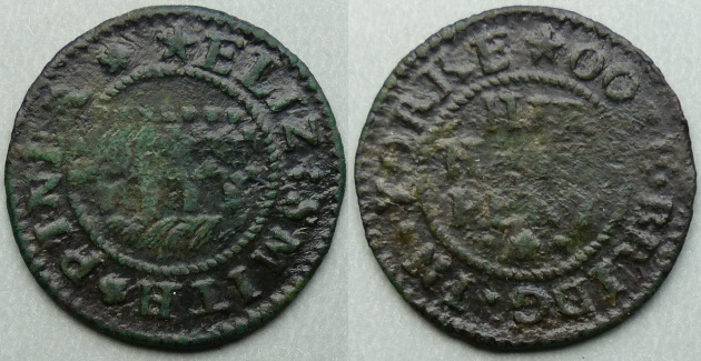 York, Ouse Bridge, Elizabeth Smith halfpenny token